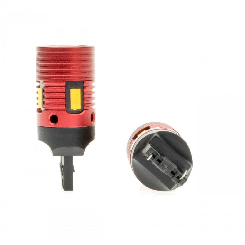 EPL317 LED žárovky W21W (4 x SMD 3570) oranžová CANBUS