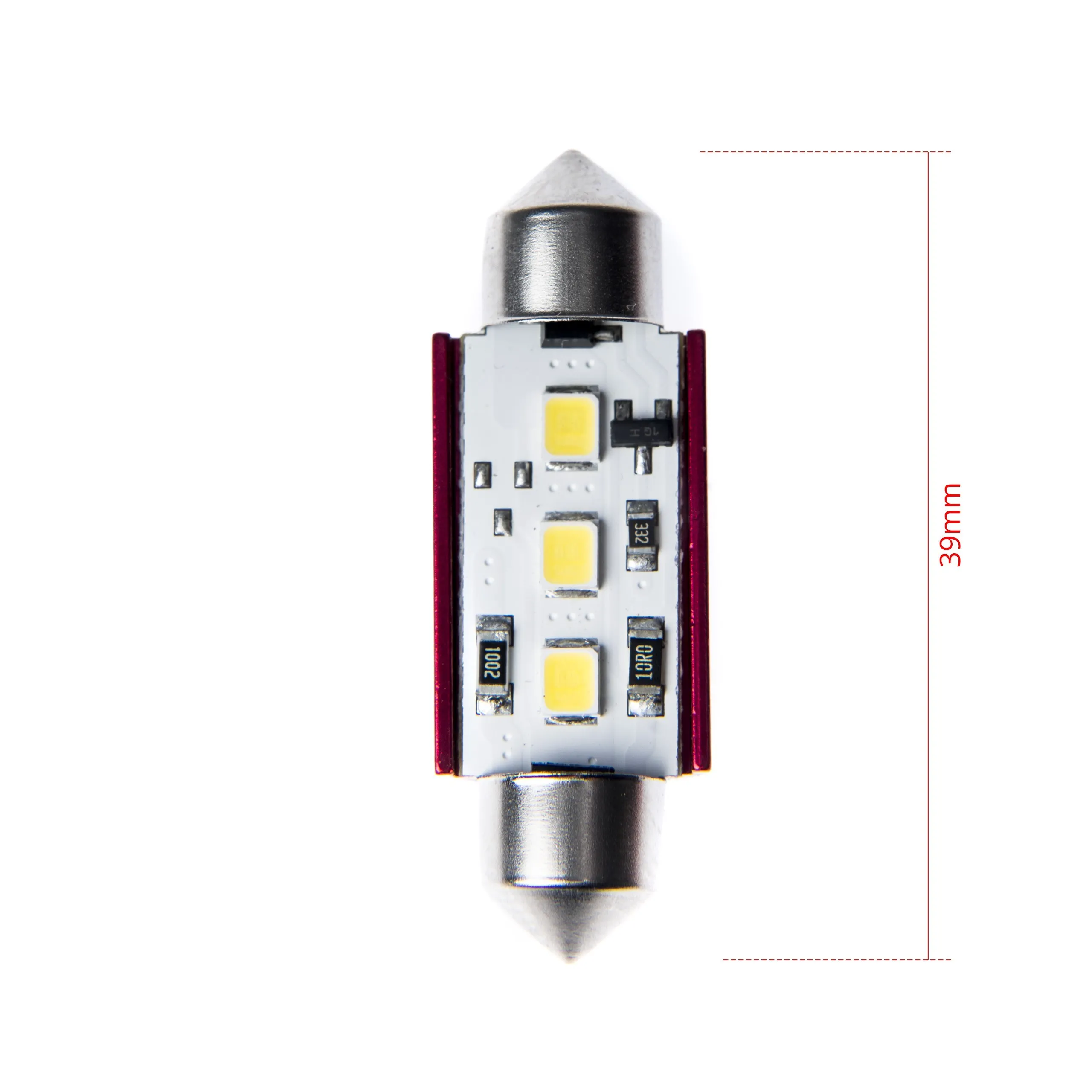 LED žárovka C10W 39MM 3SMD 2835 SAMSUNG LED CANBUS