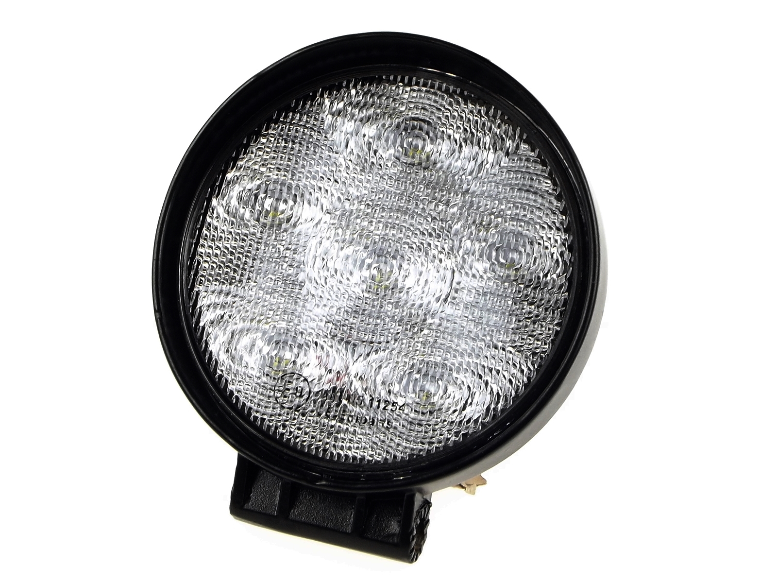 LED Pracovní světlo 60W (6 x 10W CREE) 60° (kulaté černé)