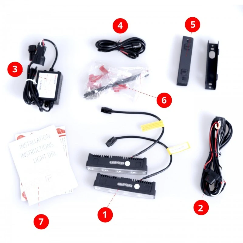 LED Světla Pro Denní Svícení 404 12V (OSRAM LED)