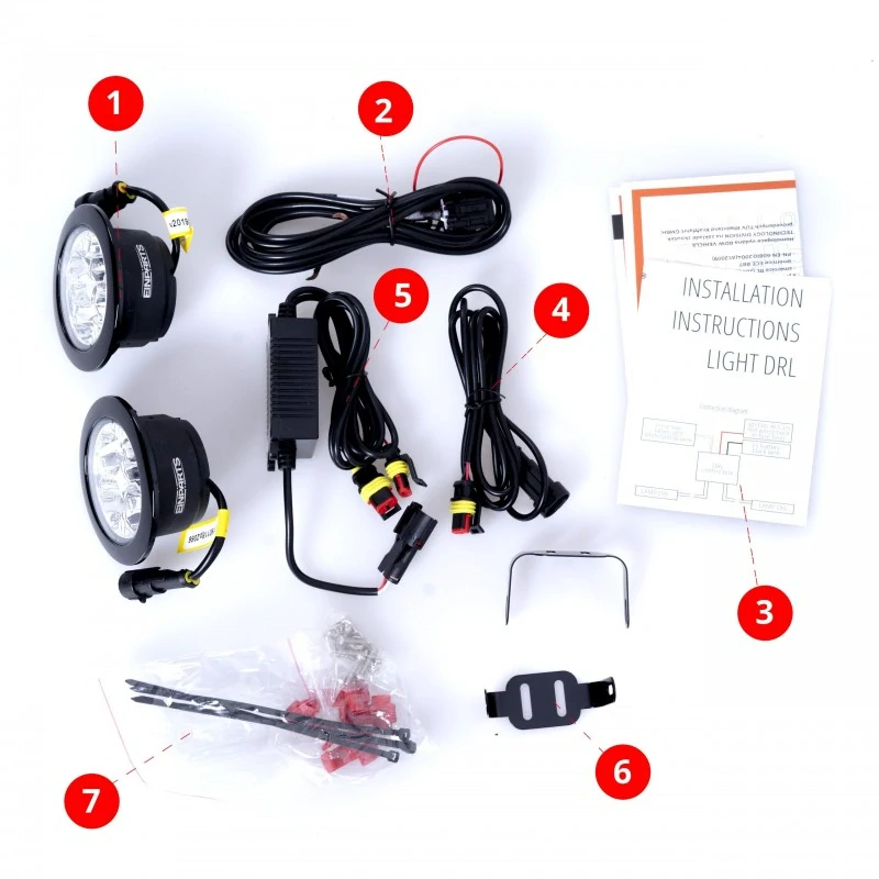 LED Světla Pro Denní Svícení 409 70/90mm (OSRAM LED)