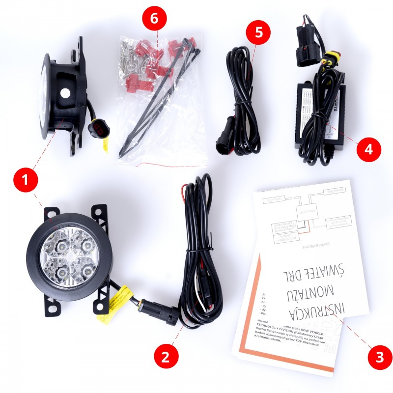 LED Světla Pro Denní Svícení CITROEN C5 II (10/2004-2008)
