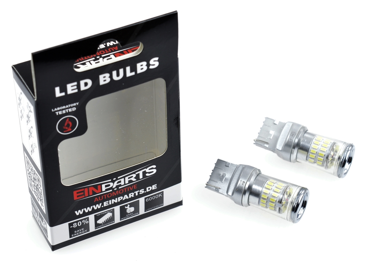 W21W LED žárovka (48 x SMD 3014) 6000K