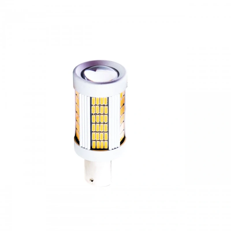 EPL159 LED žárovky P21W (135 x SMD 4014) oranžová CANBUS