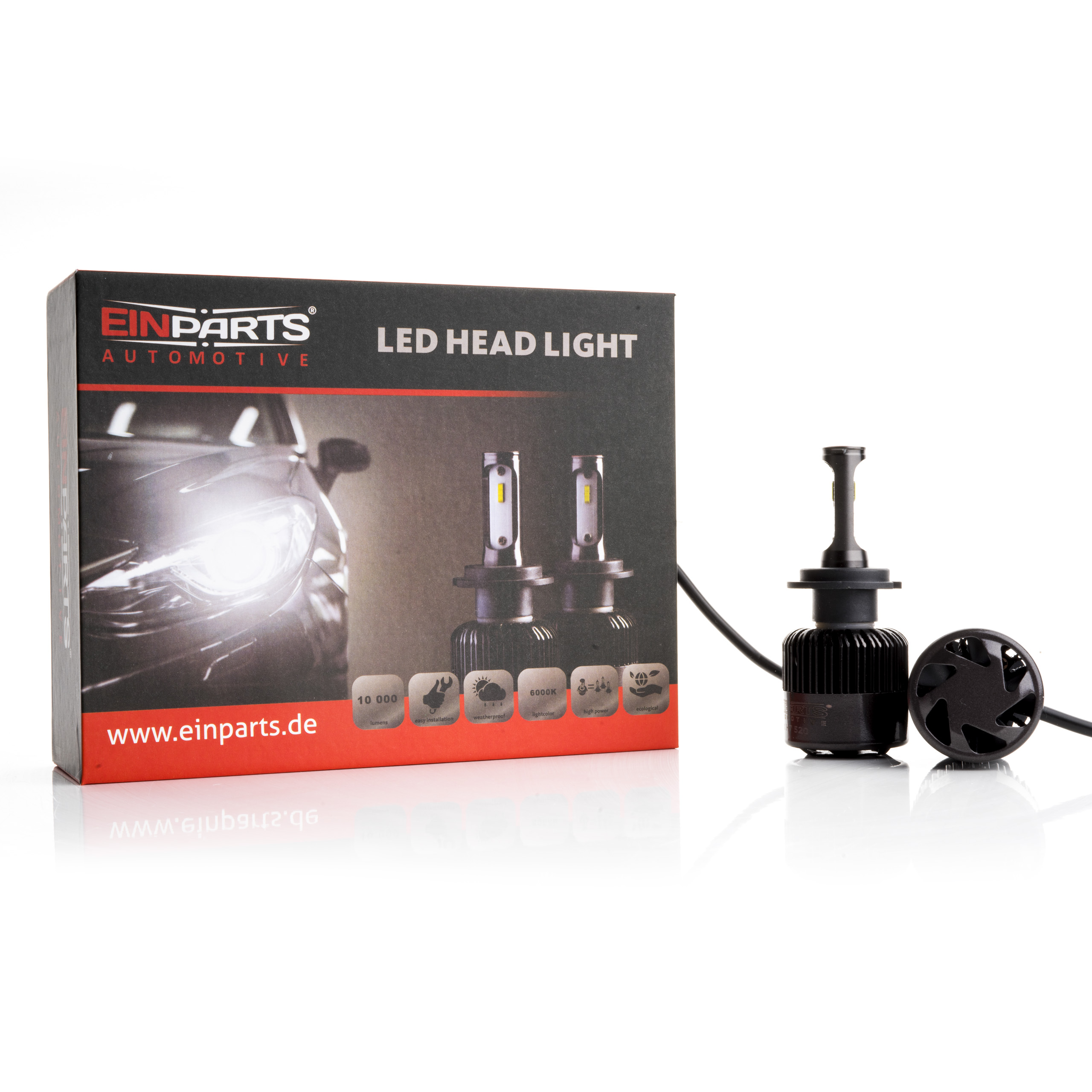 H7 LED žárovky 34W (2 x LED FLIP CHIP) 6000K CANBUS