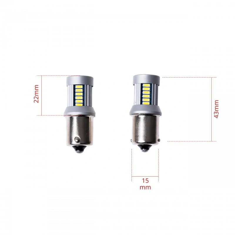 EPL144 LED žárovky P21W (30 x SMD 4014) 6000K CANBUS 24V