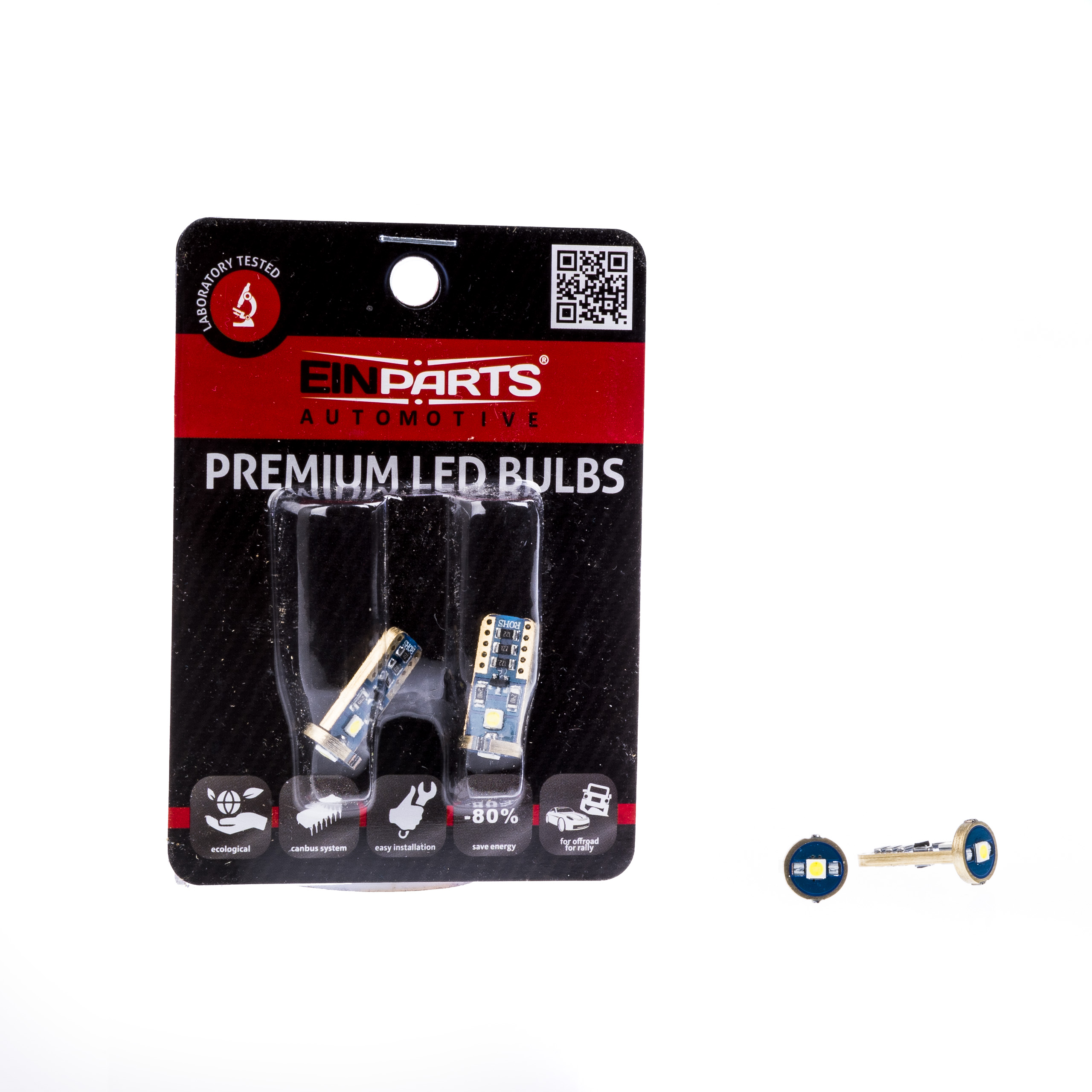 W5W LED žárovky (3 x OSRAM LED 3030) 6000K CANBUS