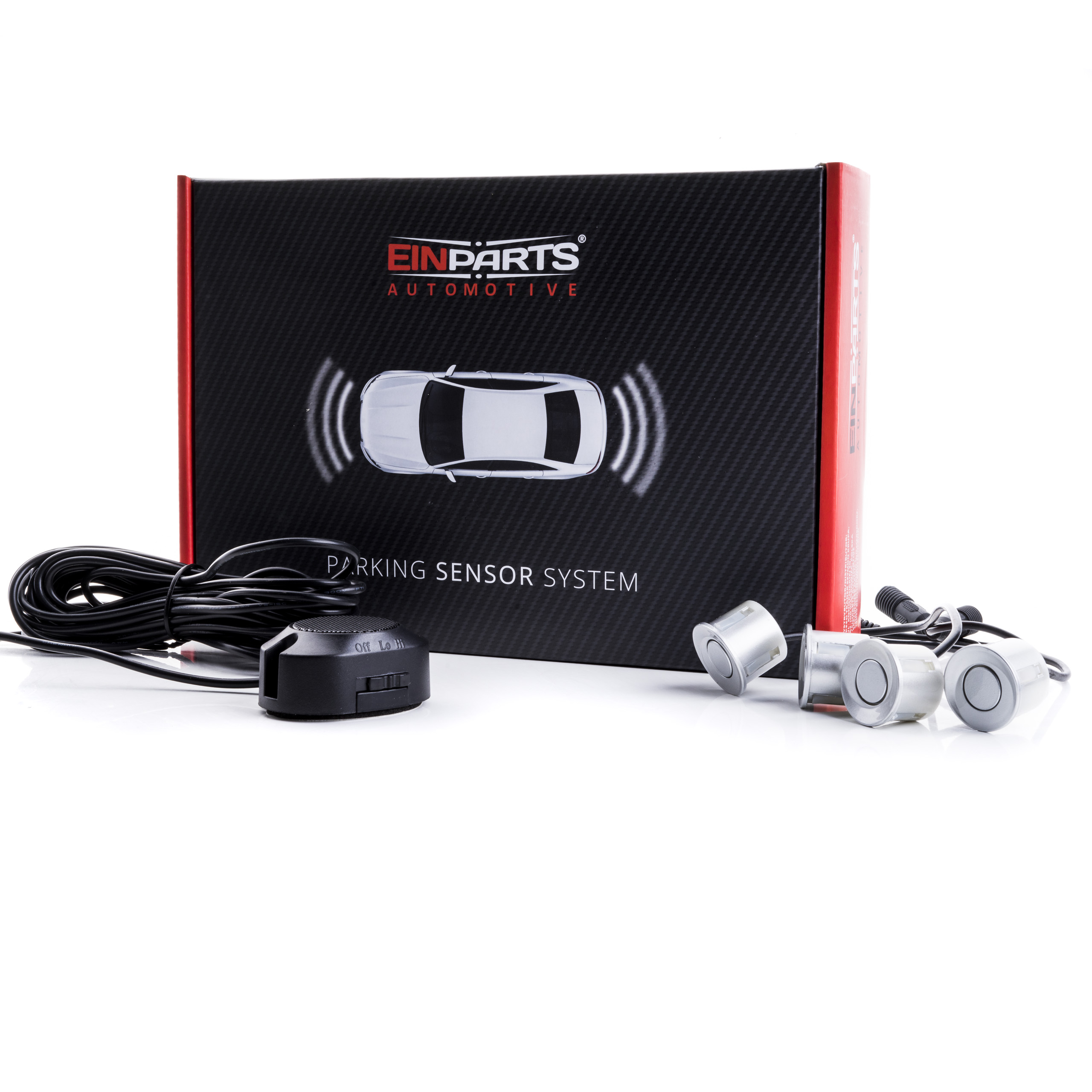 BUZZER EinParts parkovací asistent (stříbrné senzory)