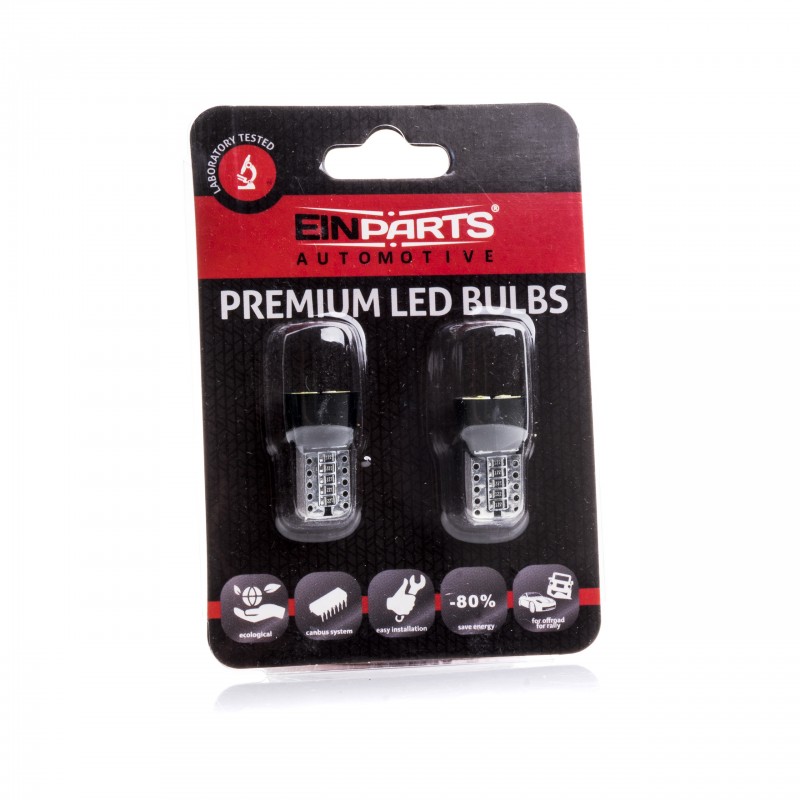W5W LED žárovky (6 x SMD 3014) 6000K CANBUS