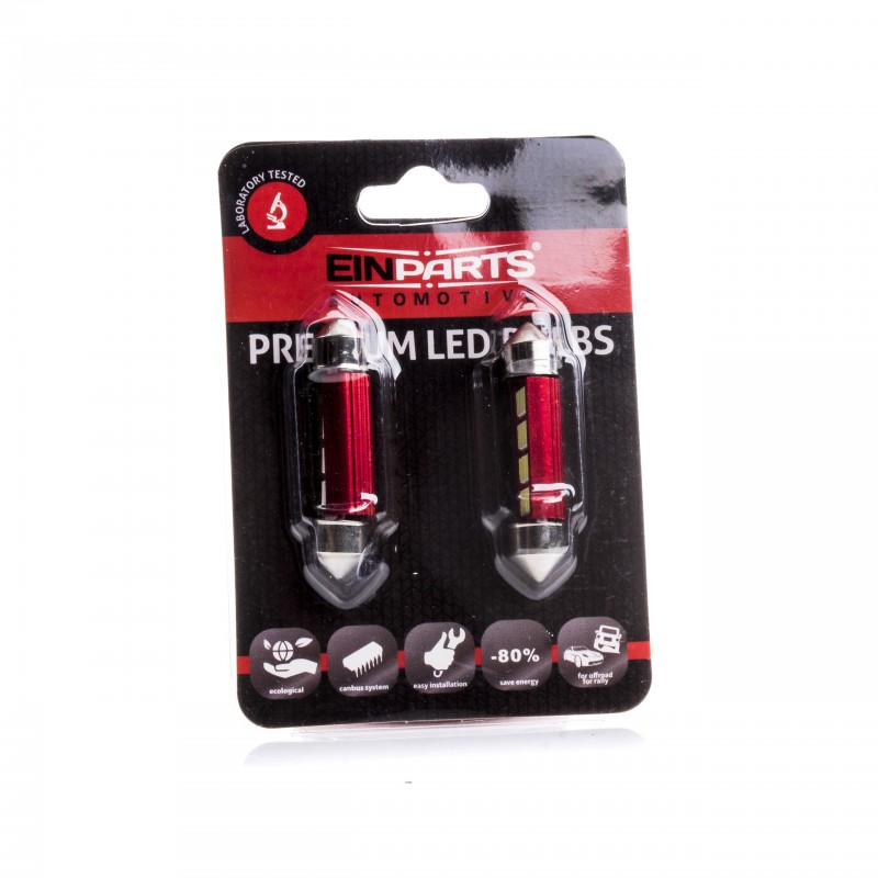 C10W LED žárovky (16 x SMD 4014) 39mm 6000K CANBUS