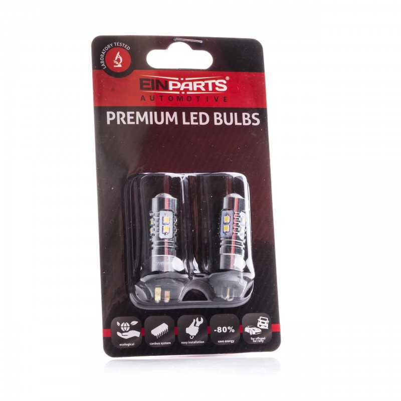 PW24W LED žárovky (10 x SMD 2323) 6000K 12/24V