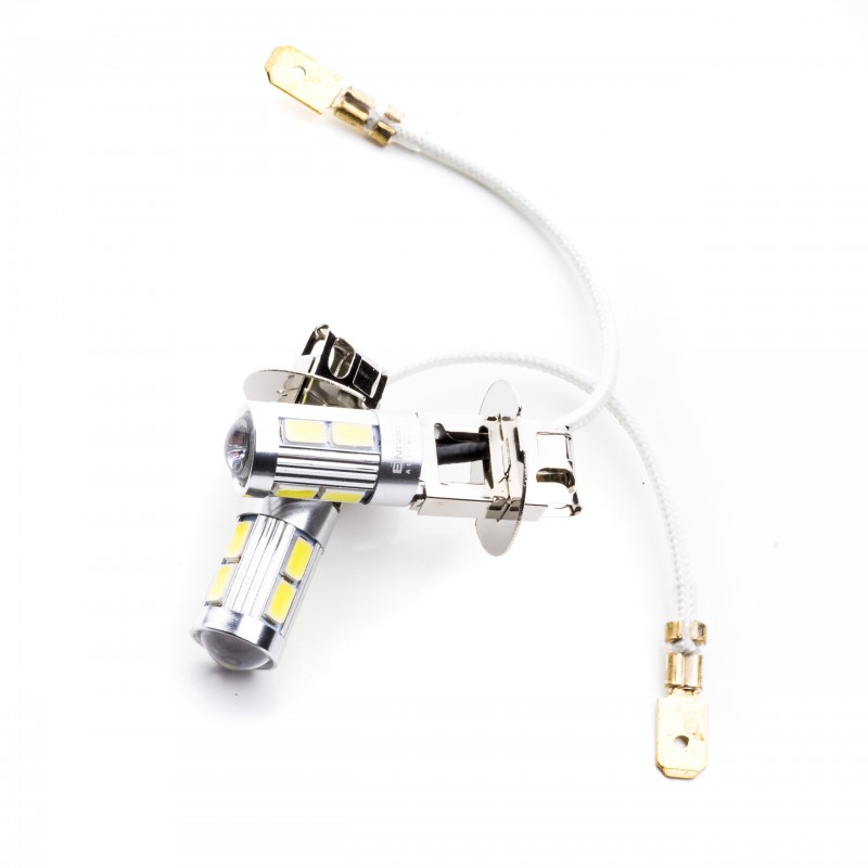 H3 LED žárovky (8 x CREE SMD 5630) 6000K 12/24V