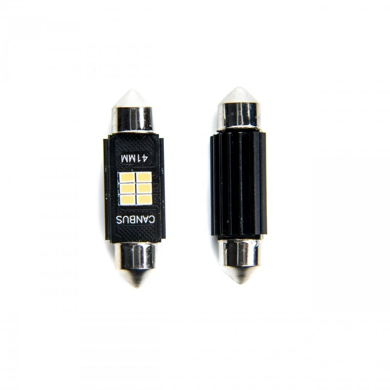 EPL197 LED žárovky C10W (6 x SMD 2016) 41mm 6000K CANBUS