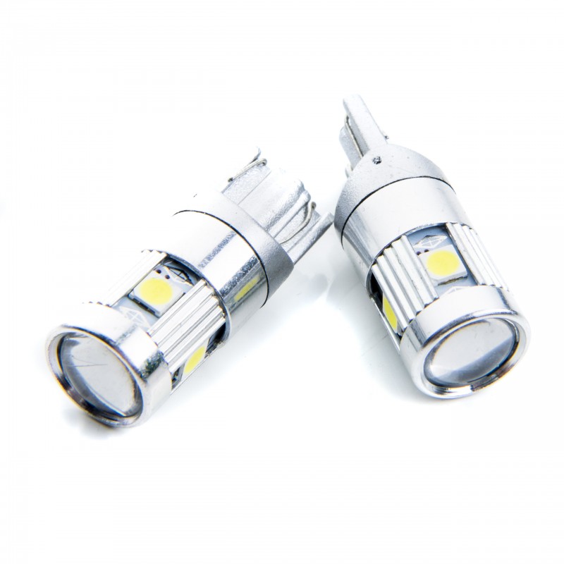 W5W LED žárovky (5 x SMD 3030) 6000K CANBUS