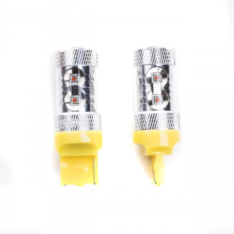 EPL229 LED žárovky W21W 50W (10 x CREE) oranžová 12/24V