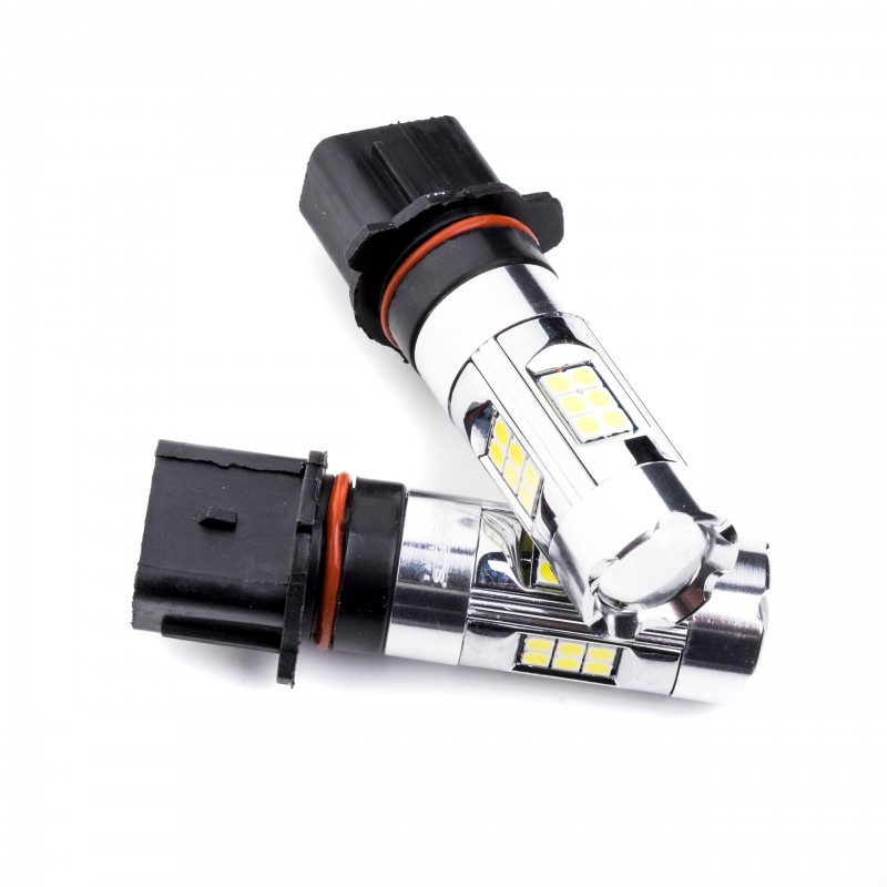 P13W LED žárovky (27 x SMD 3030) 6000K 12/24V