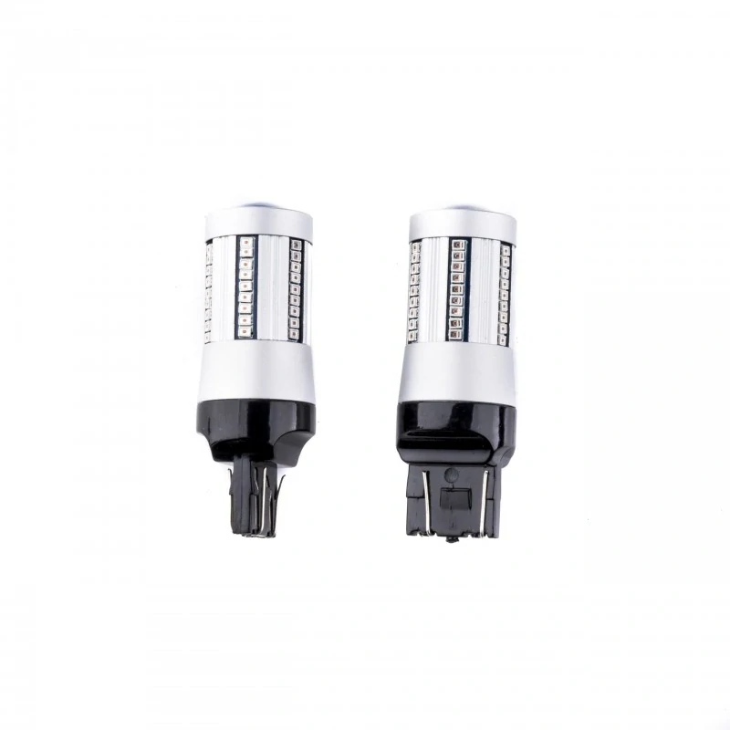EPL258 LED žárovky W21/5W (66 x SMD 2016) červená CANBUS