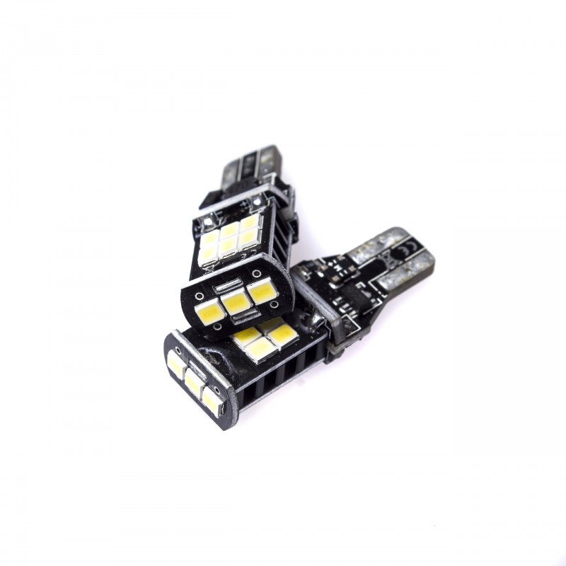 W16W LED žárovky (15 x SMD 2835) 6000K CANBUS