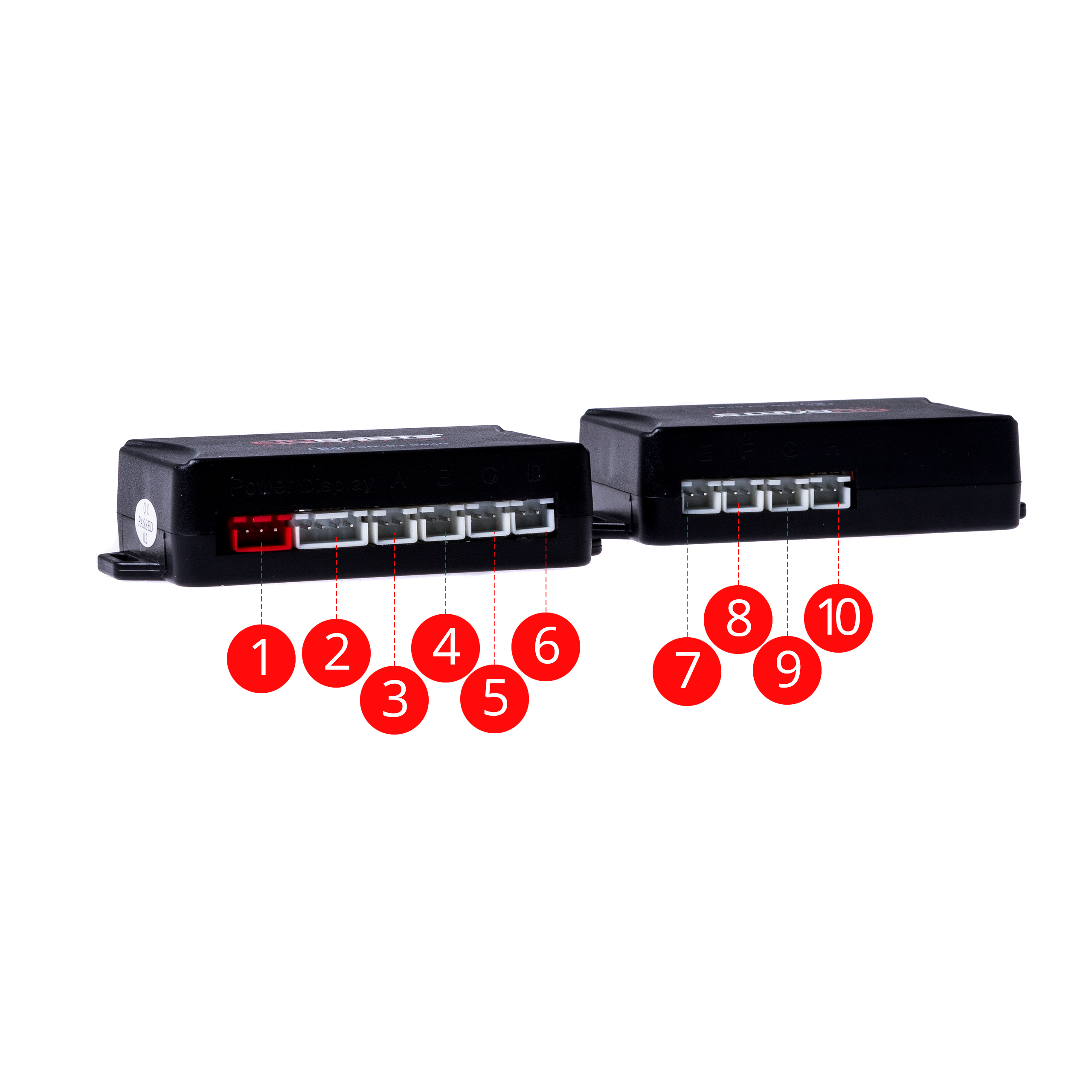 EPP8100 EinParts parkovací asistent s 8 senzory (červené senzory)