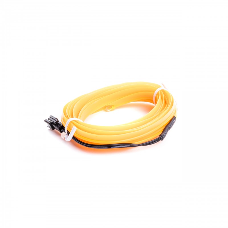 LED světlovodný pásek 3m (jantar)