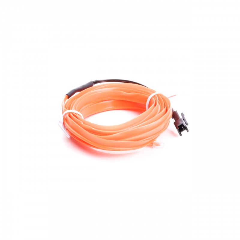 LED světlovodný pásek 3m (oranžový)