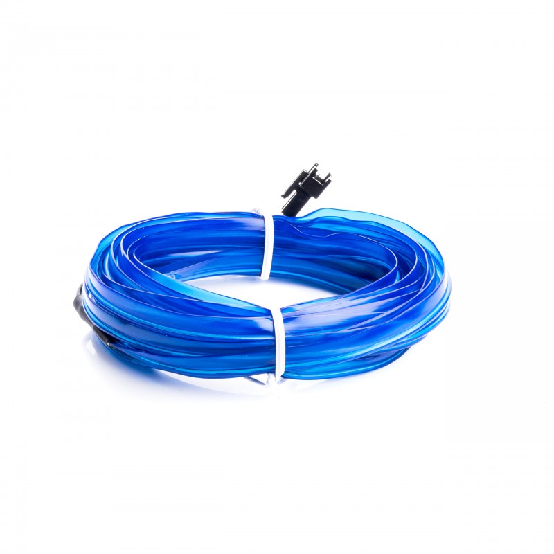 LED světlovodný pásek 5m (modrý)