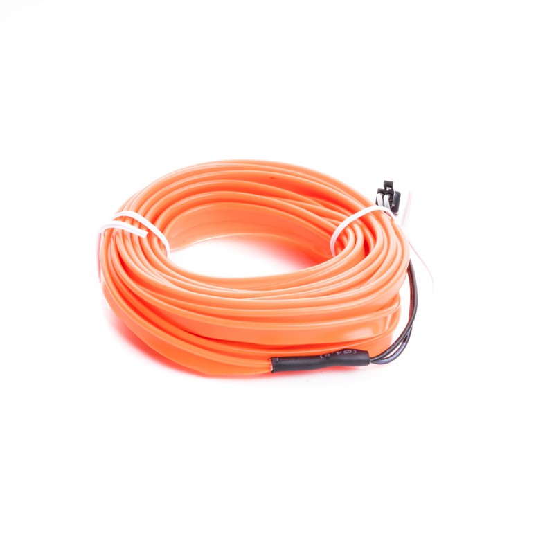 LED světlovodný pásek 5m (oranžový)