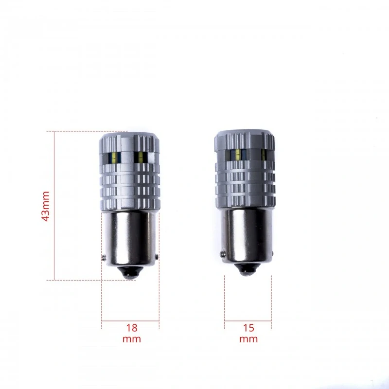 EPL267 LED žárovky P21W (6 x SMD 1860) 6000K CANBUS