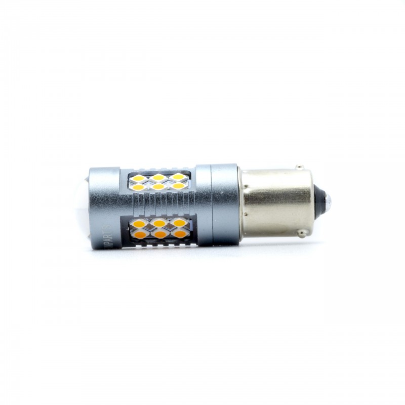 PY21W LED žárovky (24 x SMD 3030) oranžová CANBUS
