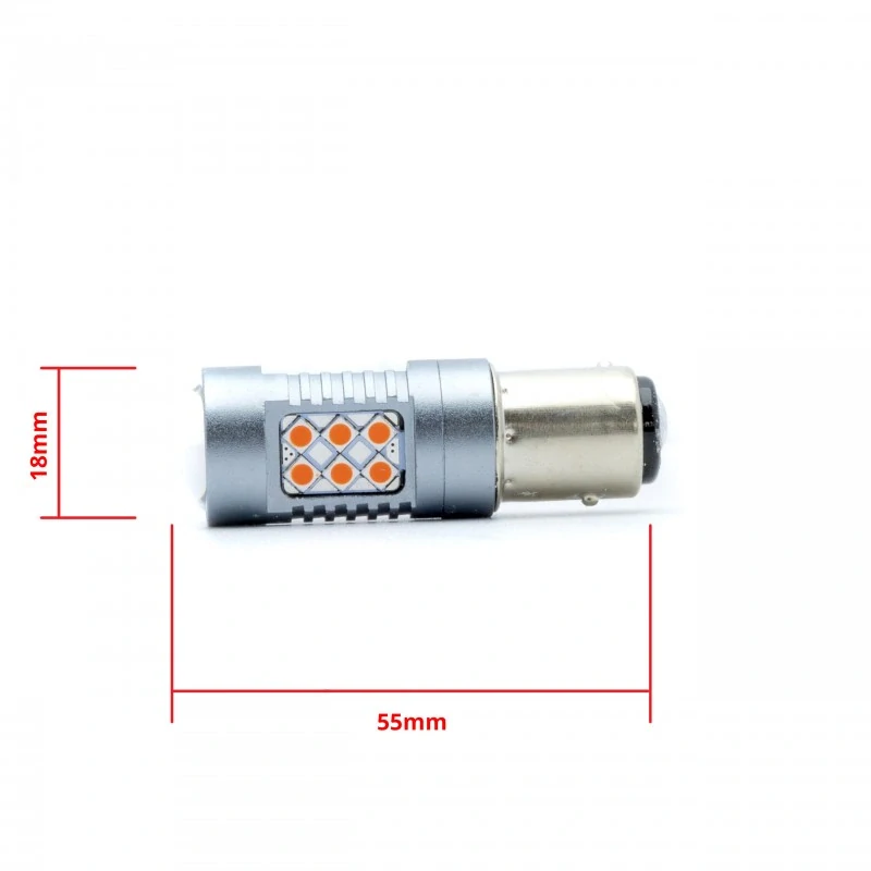 EPL293 LED žárovky P21/5W (24 x SMD 3030) červená CANBUS