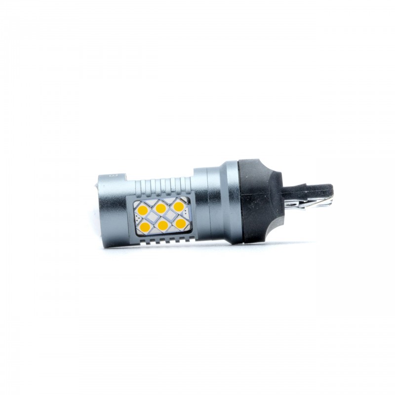 W21W LED žárovky (24 x SMD 3030) oranžová CANBUS
