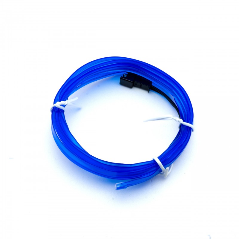 LED světlovodný pásek 1m (modrý) 24V