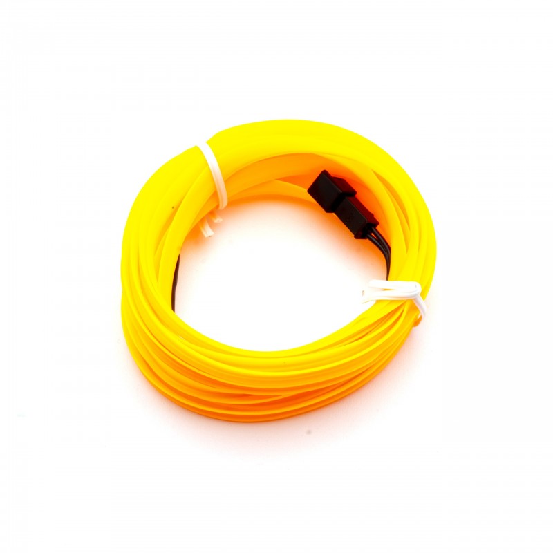 LED světlovodný pásek 3m (jantar) 24V