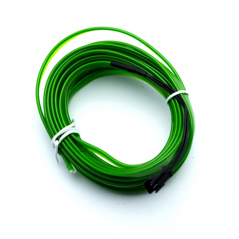 LED světlovodný pásek 5m (zelený) 24V