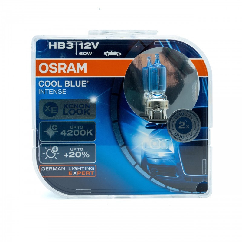 HB3 Halogenové žárovky 60W (OSRAM Cool Blue Intense) 4200K