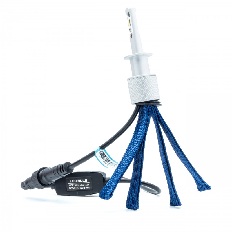 H1 LED žárovky 45W OCTOPUS Premium (6 x LED ZES) 4300K CANBUS