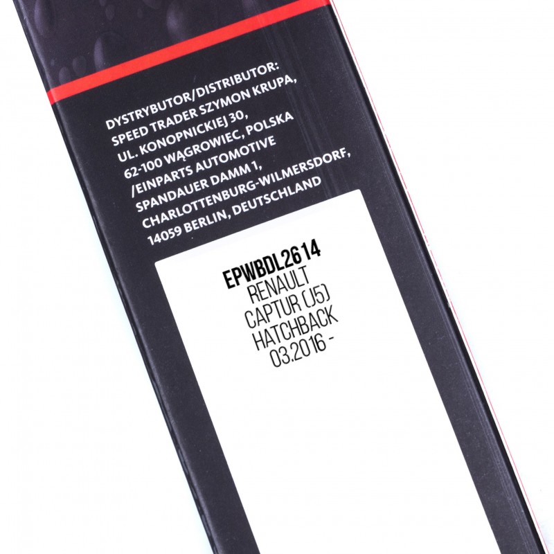 Přední stěrače RENAULT Captur I J5 FL (2016-2019)