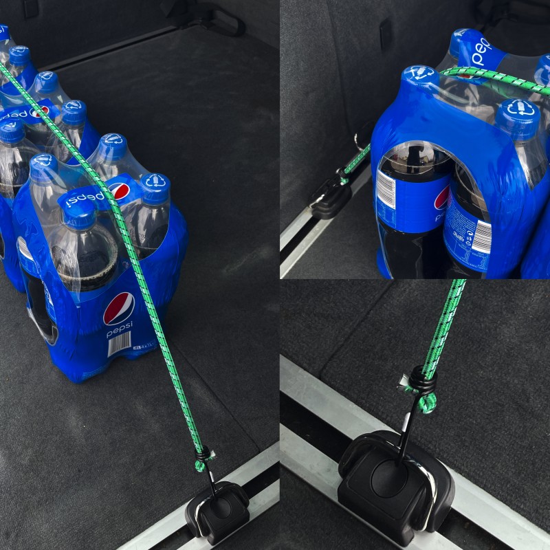 EPACC034 Elastické Gumové Lano Pro Upevnění Zavazadel 100cm