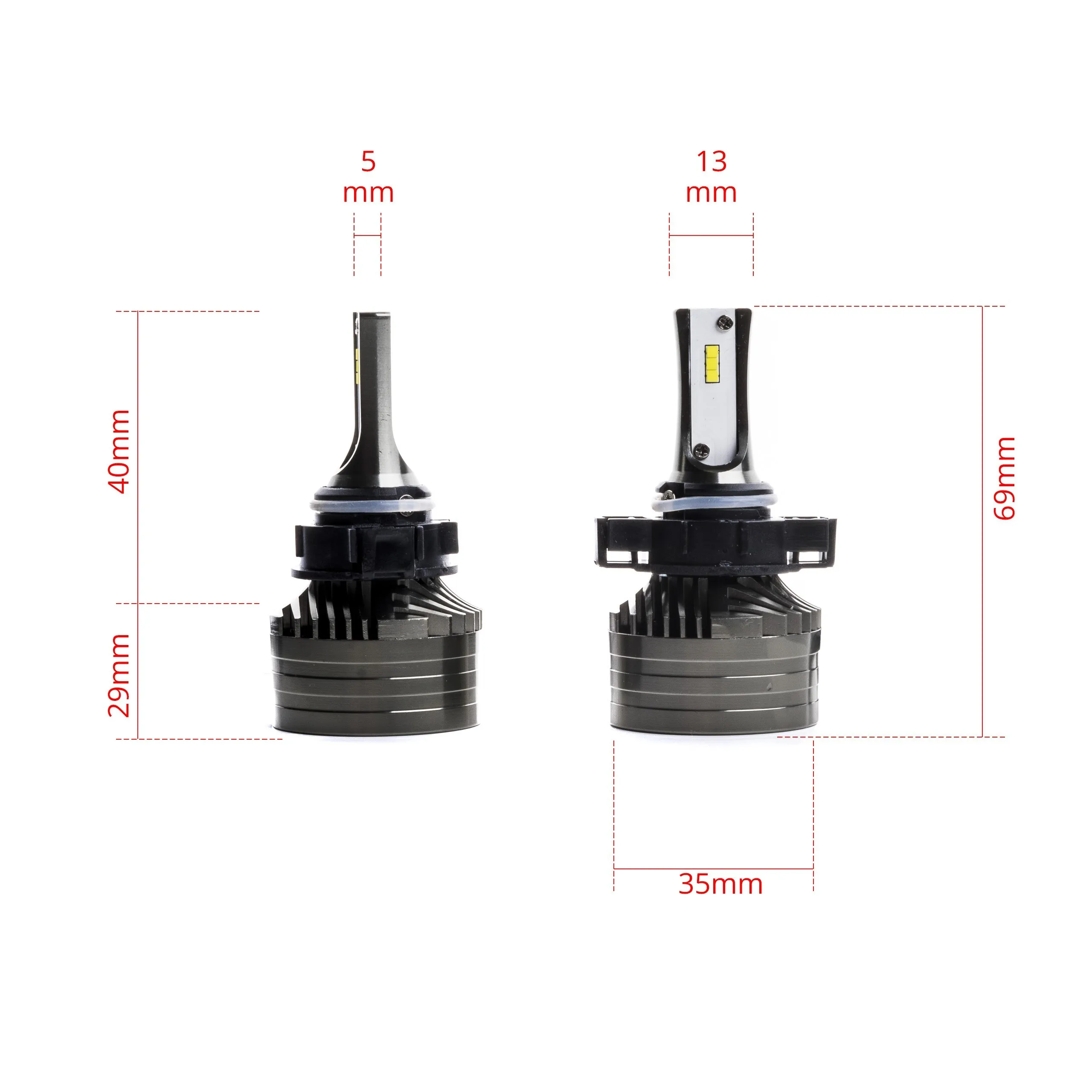 EPLH43 H16 LED žárovky s diodami CSP SEOUL 6000K CANBUS