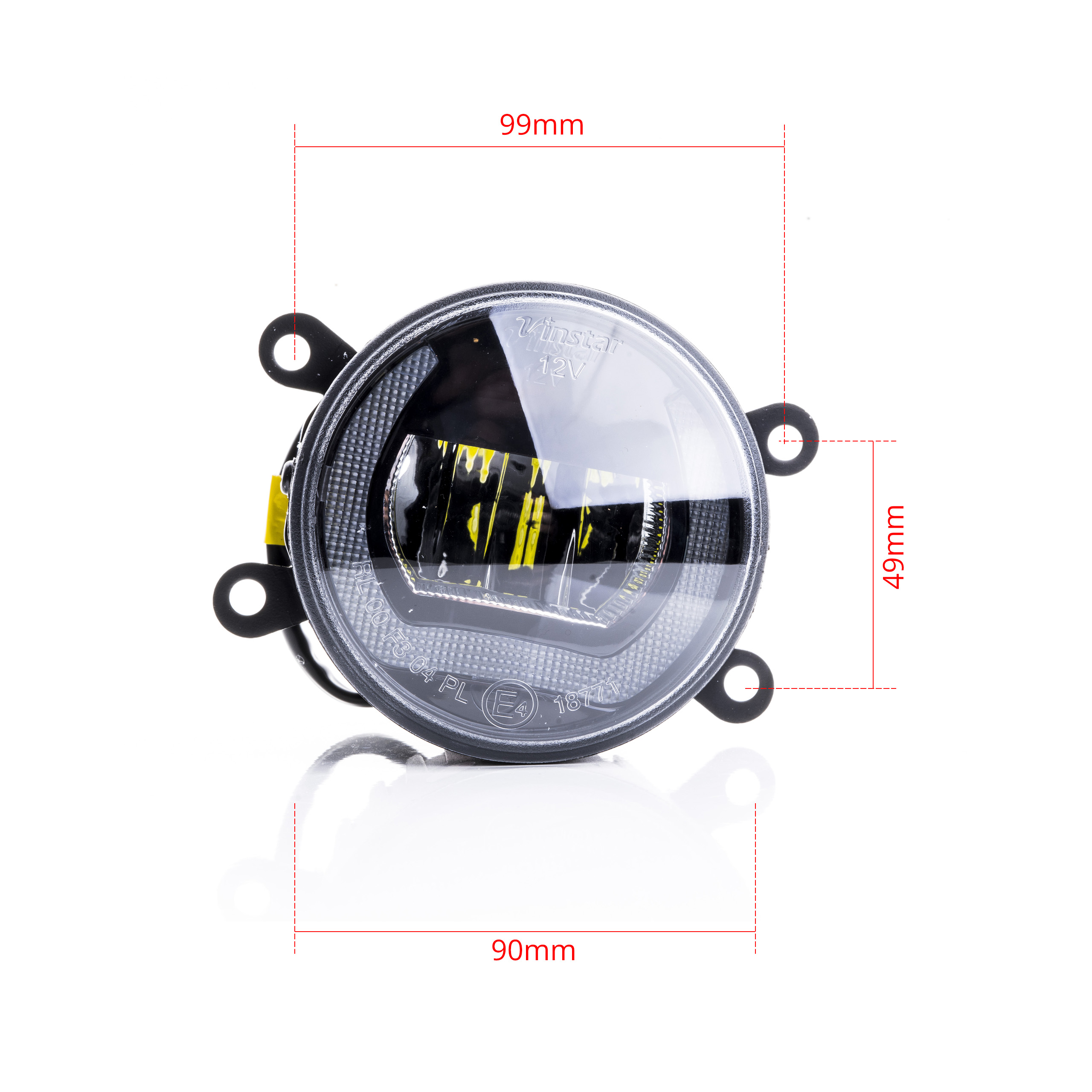 LED Světla Pro Denní Svícení s Mlhovkami CITROEN C-Zero (2010-2020)
