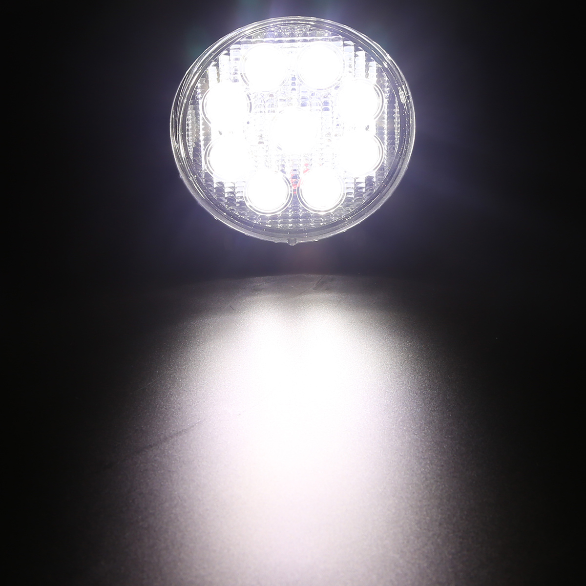 LED Pracovní světlo 9W (9 x 1W EPISTAR) 60° (kulaté)