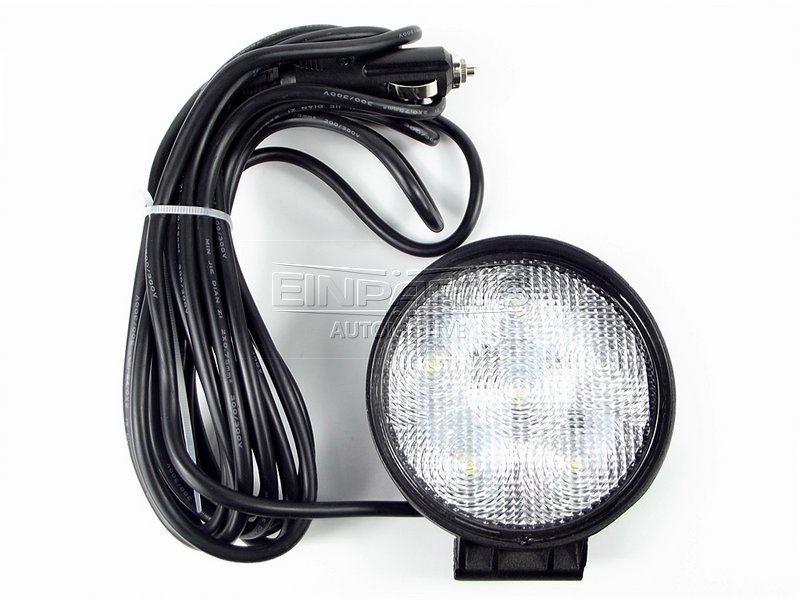 LED Pracovní světlo 18W (6 x 3W) 60° s magnetem