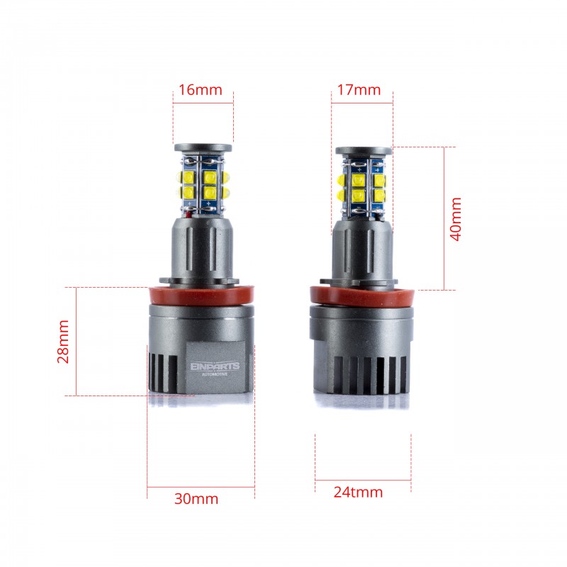 LED Markery 2 x 120W (CREE) do kroužků BMW 3 E90/E91 FL (09/2008-2012) (C)