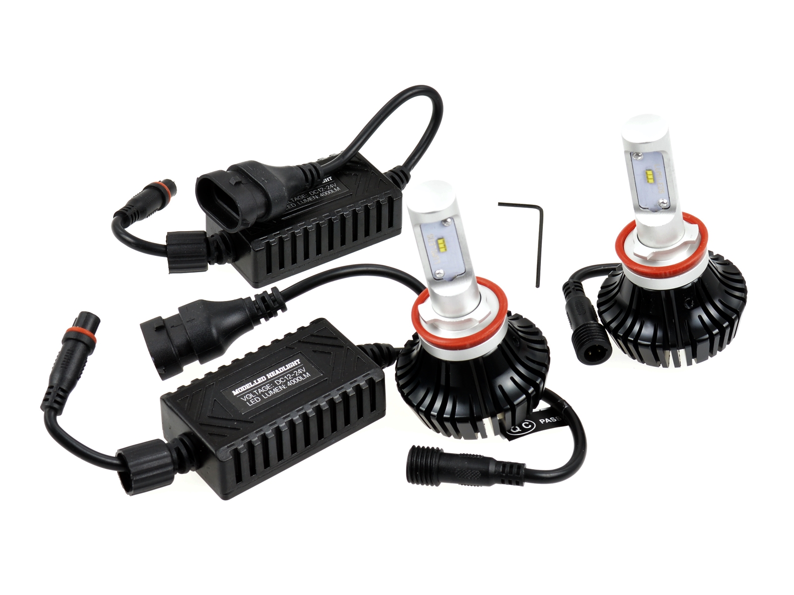 H11 LED žárovky 30W (6 x LUMILED) 6000K CANBUS