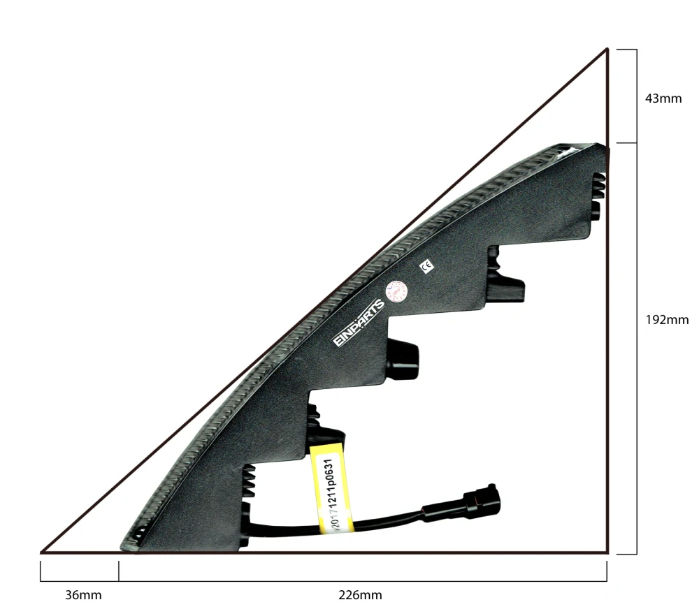 LED Světla Pro Denní Svícení 403 12V (OSRAM LED)