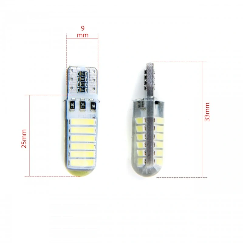 EPL222 LED žárovky W5W (12 x SMD 7020) 6000K CANBUS