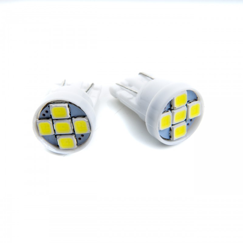 W5W LED žárovky (5 x SMD 2835) 6000K