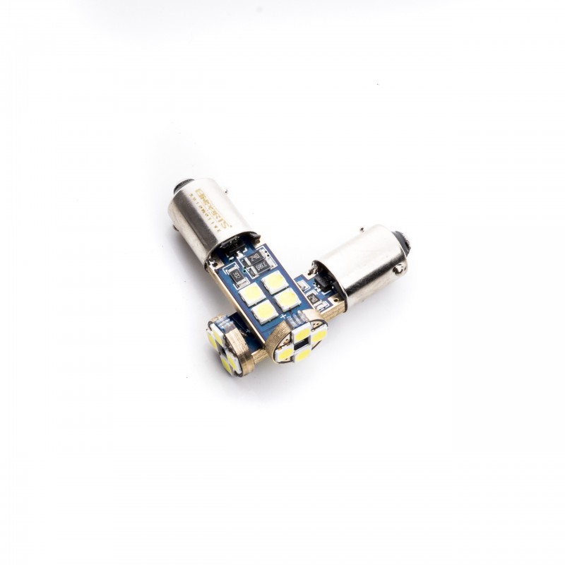 H6W LED žárovky (12 x SMD 3030) 6000K CANBUS