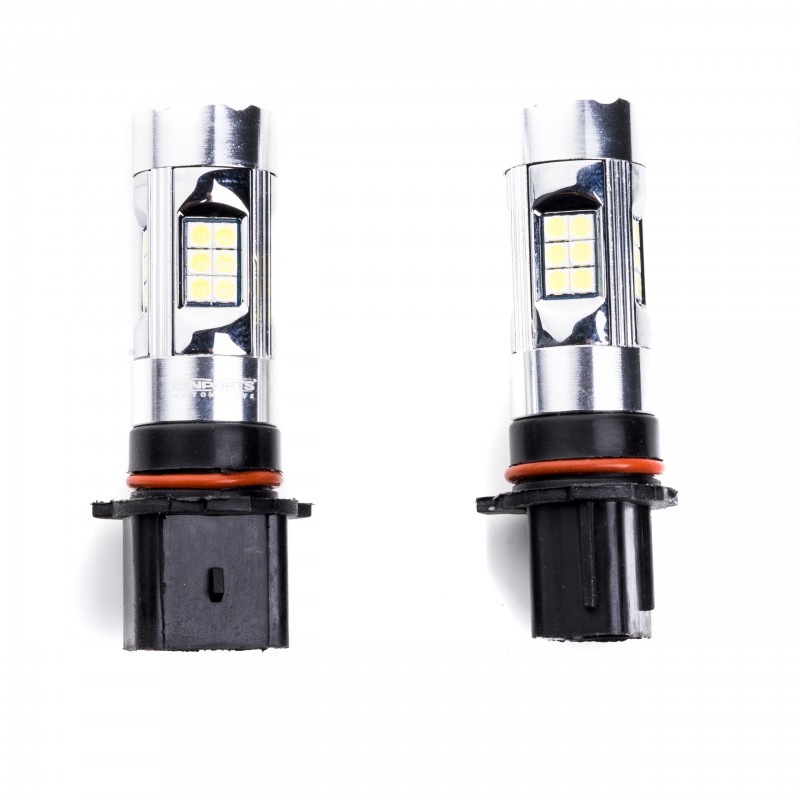 P13W LED žárovky (27 x SMD 3030) 6000K 12/24V