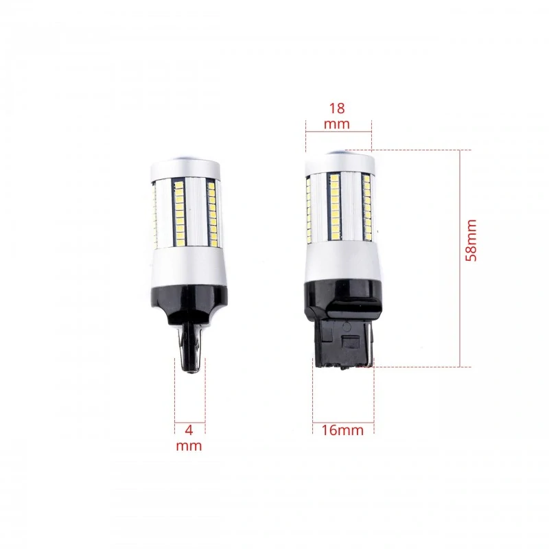 EPL259 LED žárovky W21W (66 x SMD 2016) 6000K CANBUS